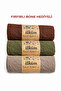 Firfirli Bone Gift Set 3-Piece Shawl Coffee-Khaki-Mink