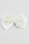 Women's Cream Embellished Hairclip