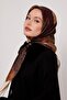 وشاح كريستالي لامع بنمط مخطط كلاسيكي