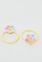 Girl's Beige Hair Accessories & Sunglasses Set - 2