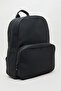 Men's Black Solid Zip-Around Backpack - 3