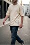 Men's Crew Neck T-Shirt with Track Detail - 4