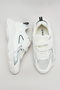 Girl's White Textured Velcro Sneakers - 4