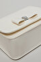 Girl's Cream Bow Detail Sling Bag - 3