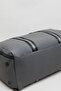 Men's Gray Solid Duffle Bag - 4