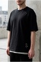 Men's Crew Neck T-Shirt with Track Detail - 4