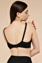 Women's Black Cut & Sew Lace Bra - 2