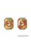 Colorful Patterned Steel Earrings