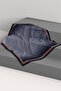Twill Silk Scarf Black, Silver, Baroque Patterned - 6