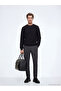 Southblue Black Crew Neck Embroidered Men's Sweatshirt - 2