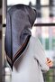 Twill Silk Scarf Black, Silver, Baroque Patterned
