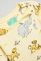 Boy's Beige Lion King Print Clothing Set - 3