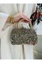 Women's Stoned Double Handle Women's Young Wedding Nikah Prom Graduation Engagement Evening Dress Bag - 3