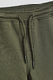 Boy's Green Print Detail Knitted Shorts with Drawstring Waist - 2