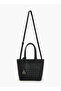 Laser Cut Tote Double Handle Bag With Fb Hanging Charm - 2