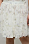 Girl's Cream Embroidered Top and Skirt Set - 7