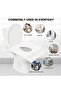 100 Pcs Flushable Paper Toilet Seat Covers for Adults and Kids - 4