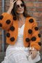 Women's Knitted Cardigan, Hand-Knitted Cardigan, Special Production for Valentine's Day
