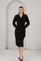 Double Collar Dress (B22-36901) - 4