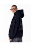 هودي أسود كبير الحجم مزين بتطريزات غوثيك ديبث - 5