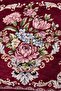 غطاء وسادة مزخرف بنمط الزهور من Classic Elegance مقاس 45x45 - 2