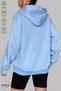 Unisex Hoodie Long Sleeve Couple Love Printed Hooded Oversized 100% Cotton Combed Cotton Sweatshirt - 5