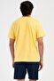 Men's Short Sleeve Shorts Yellow 100% Cotton Printed Pajama Set C8T3N4804 - 4