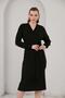 Double Collar Dress (B22-36901) - 2