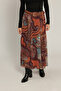 Belt Detail Midi Skirt - 4