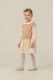 Girl's Sweater Heart Patterned Holiday Dress Set 2-5 Years Old 2-Piece Combination - 5