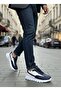 Ba0246 Navy Blue Lace-Up High White Sole Casual Men's Shoes - 4