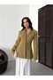 Premium Padded Scarf and Waist-Slit Blazer Jacket Diena - 2