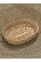 طبق راتان بيضاوي Oval Rattan Plate - 2