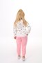 Girl's 2-Piece Set Printed Hooded Sweatshirt & Jogger Sweatpants with Elastic Waistband and Cuffs - 5
