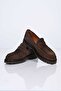 Laceless Eva Sole Genuine Leather Loafer 174-802 Men's Shoes - 7