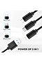 3-in-1 Fast Charging & Data Transfer Cable 2.5A, USB to Type-C / Micro / Lightning - 3
