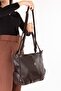 Women's Double Compartment Hand and Shoulder Bag Ald.6756 Brown - 2