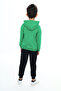 Boy's 2-Piece Set: Printed Hooded Sweatshirt with Pockets & Elastic Waistband Jogger with Pockets - 5