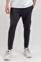 Sportswear Men's Side Zipper Lightweight Slim Sweatpants Navy Blue