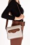 Women's Stylish Daily Bag Ald.2808 Beige Zigzag - 3