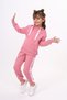Girl's 2-Piece Set: Hooded Sweatshirt & Jogger Sweatpants with Elastic Waistband and Pockets