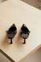 Dolipa Black Patent Leather Side Buckle (8 cm) Pointed Toe Heeled Shoes - 4