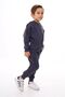 Boy's 2-Piece Set: Printed Crew Neck Sweatshirt & Jogger with Elastic Waistband and Pockets - 2