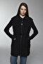 Belted Black Vest with Pocket Detail 0097