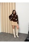 Polka Dot Soft Women's Knit Sweater - 7