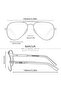 Barcur Pilot Men's Sunglasses Polarized Tac Lens Stainless Steel Frame Uv400 8721Pro - 3