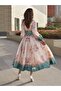 Linen Fabric Belt Detailed Model Dress - 3