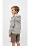 Limi Boy Soft Texture Shirt Jacket T-Shirt Linen Shorts 3 Piece Set - 2