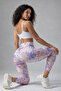 Sport Women's High Waist Patterned Long Leggings Model No: 076