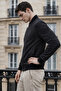 Men's Trend Slim Fit Unlined Nubuck Suede Black Jacket - 2